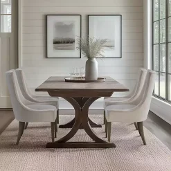 Kirklands Home Madison Park Ultra Dining Chairs, Set of 2 Ivory Clearance