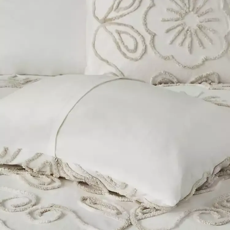 Kirklands Home Medallion Full/Queen 3-pc. Comforter Set Ivory New