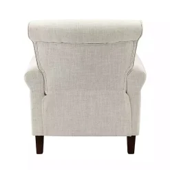 Kirklands Home Miriam Nailhead Trim Armchair Ivory Discount
