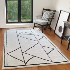 Kirklands Home Ivory Moroccan Accent Rug, 2x3 Clearance