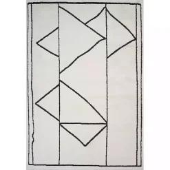 Kirklands Home Ivory Moroccan Area Rug, 7x9