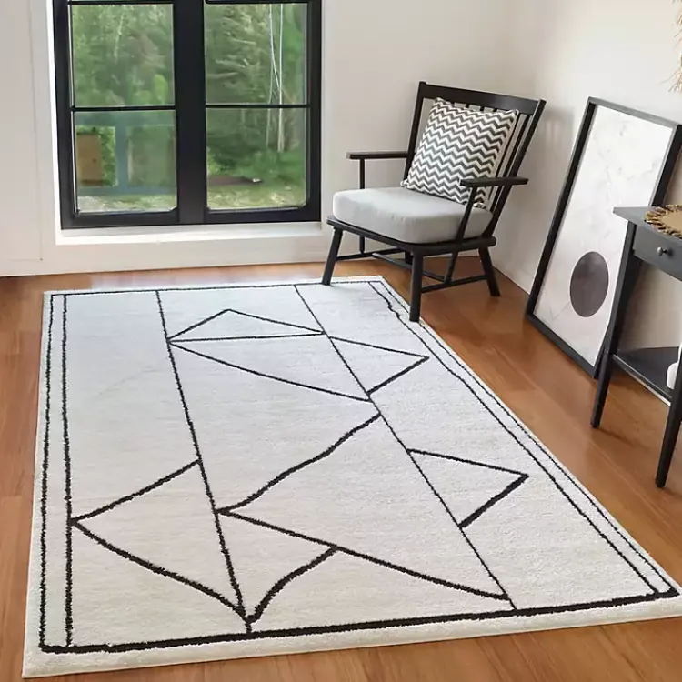 Kirklands Home Ivory Moroccan Area Rug, 7x9