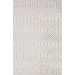 Kirklands Home Ivory Moroccan Trellis Area Rug, 4x6 Discount