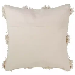 Pillows>Kirklands Home Moroccan Tufted Pom Pom Throw Pillow Ivory