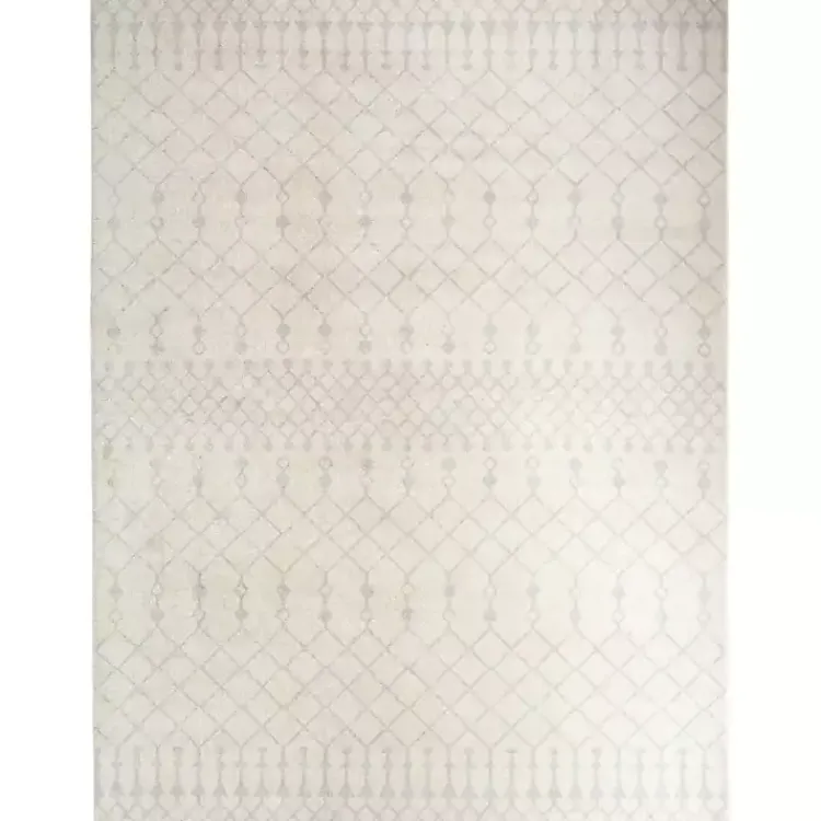 Kirklands Home Moroccan Washable Area Rug, 5x7 Ivory Discount
