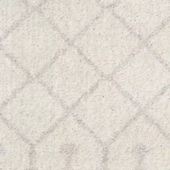 Kirklands Home Moroccan Washable Runner, 2x8 Ivory New