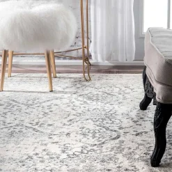 Kirklands Home Ivory Odell Vintage Accent Rug Best