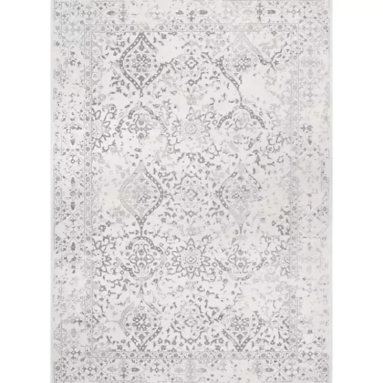 Kirklands Home Ivory Odell Vintage Area Rug, 5x7 Outlet