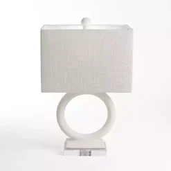 Kirklands Home Open Circle Table Lamp Ivory Hot