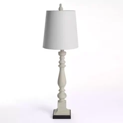 Kirklands Home Ivory Prussia Buffet Lamp White