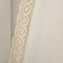 Kirklands Home Rosalie Curtain Panel Set, 95 in. Ivory Outlet