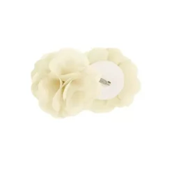 Kirklands Home Rosette Tab Top Curtain Panel, 95 in. Ivory Clearance