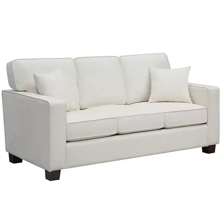 Kirklands Home Ivory Rutledge Sofa White Sale