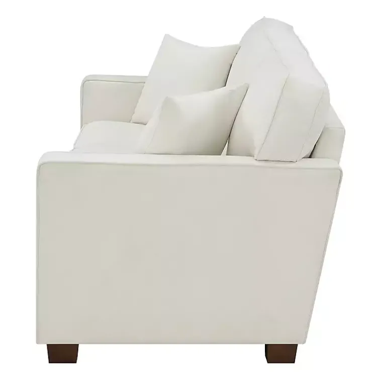 Kirklands Home Ivory Rutledge Sofa White Sale