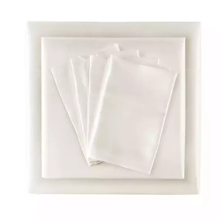 Kirklands Home Satin 6-pc. King Sheet Set Ivory Online