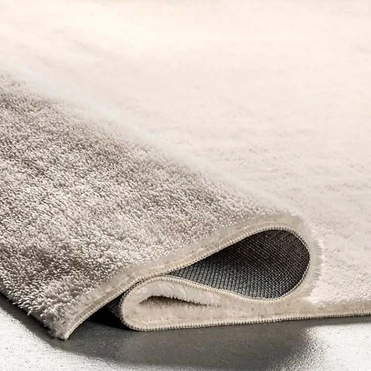Kirklands Home Shag Washable Area Rug, 8x10 Ivory Sale