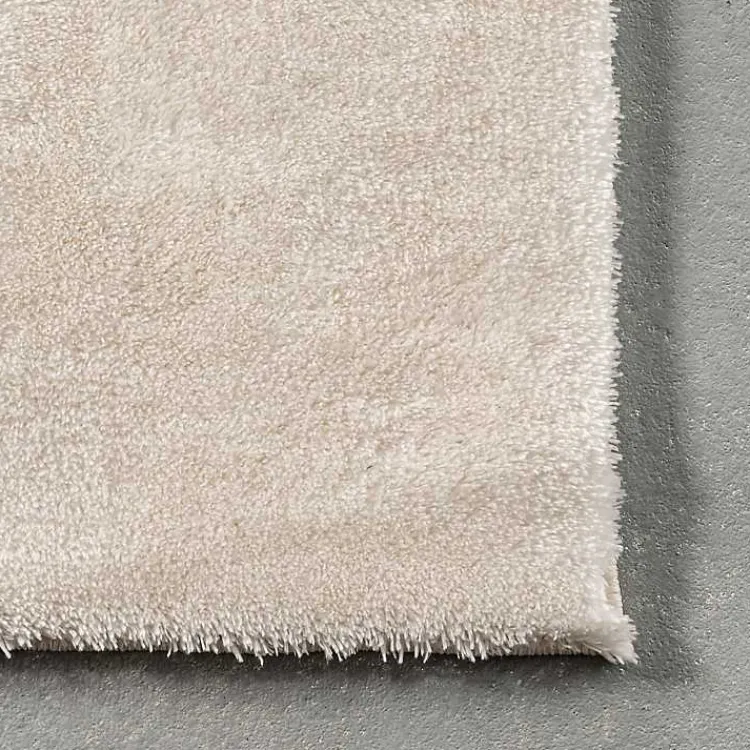 Kirklands Home Shag Washable Area Rug, 8x10 Ivory Sale