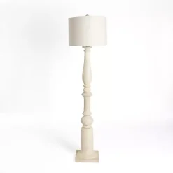 Kirklands Home Spindle Charlotte Floor Lamp Ivory New