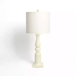 Kirklands Home Spindle Charlotte Table Lamp Ivory Clearance