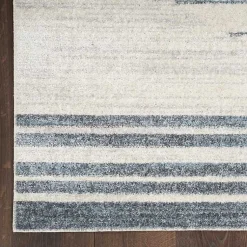 Kirklands Home Ivory Striated Sphere Washable Area Rug, 2x4 Clearance