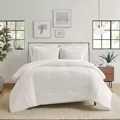 Kirklands Home Striped Oversized King 3-pc. Comforter Set Ivory Sale