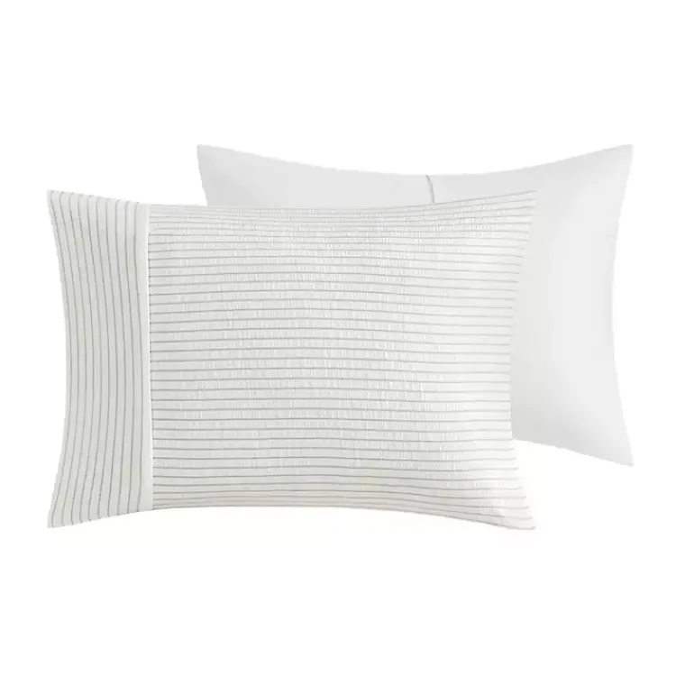 Kirklands Home Striped Oversized King 3-pc. Comforter Set Ivory Sale