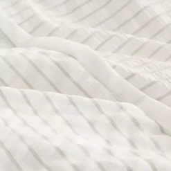Kirklands Home Striped Oversized King 3-pc. Comforter Set Ivory Sale