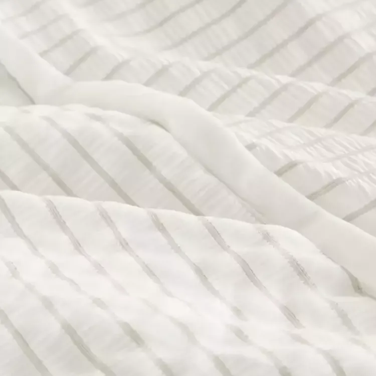 Kirklands Home Striped Oversized King 3-pc. Comforter Set Ivory Sale