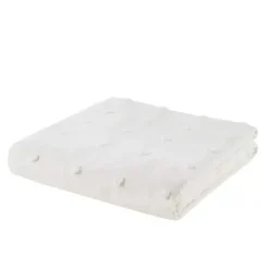 Kirklands Home Tufted Cotton 7-pc. Full/Queen Duvet Set Ivory Clearance