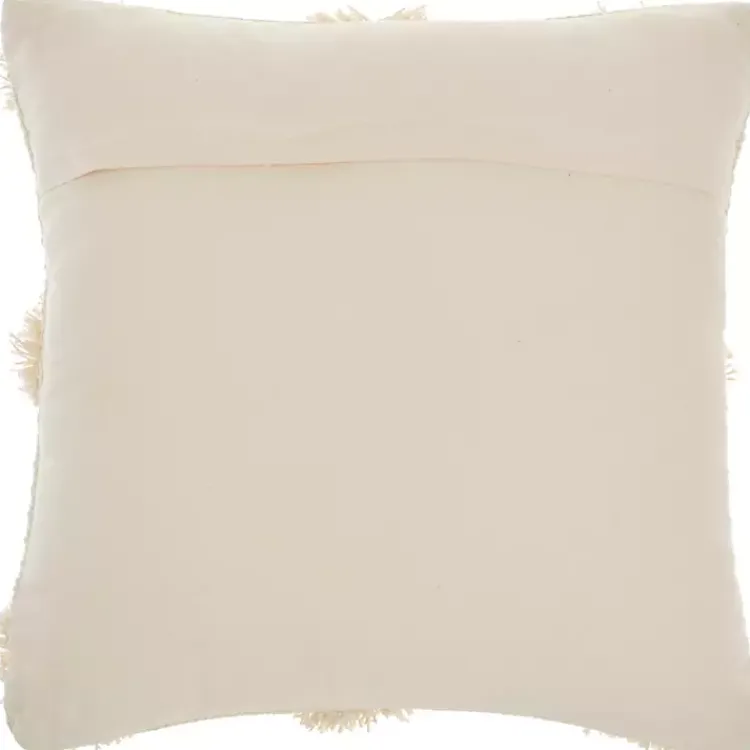 Pillows>Kirklands Home Tufted Pom Poms Throw Pillow Ivory
