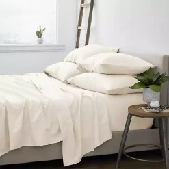 Kirklands Home Ultra Soft 6-pc. California King Sheet Set Ivory Outlet