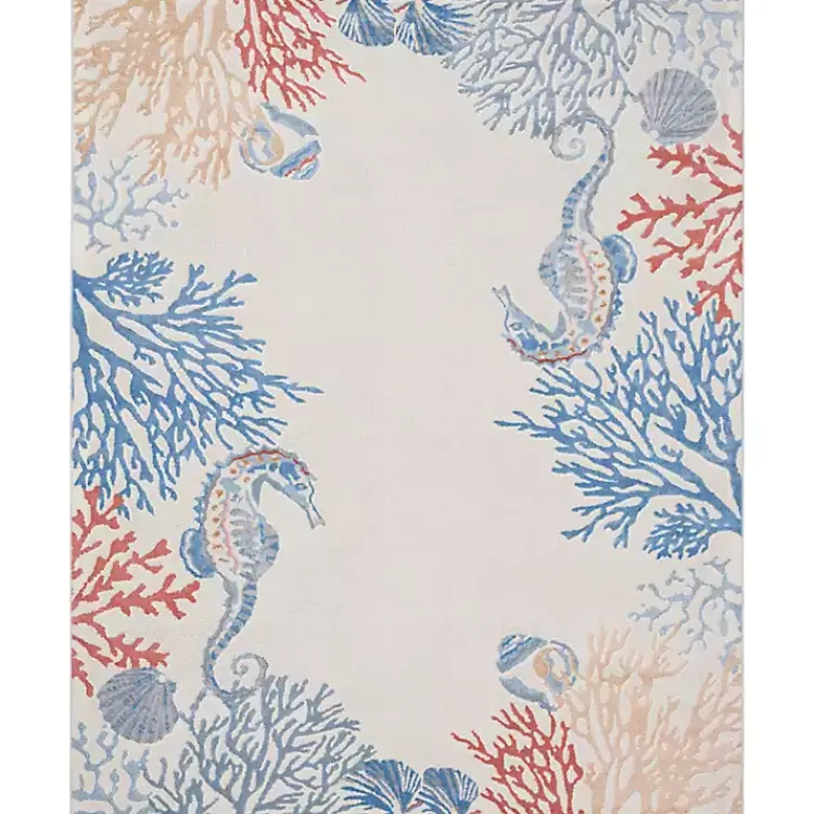 Kirklands Home Ivory Underwater Paradise Area Rug, 7x9 Discount