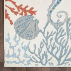 Kirklands Home Ivory Underwater Paradise Area Rug, 7x9 Discount