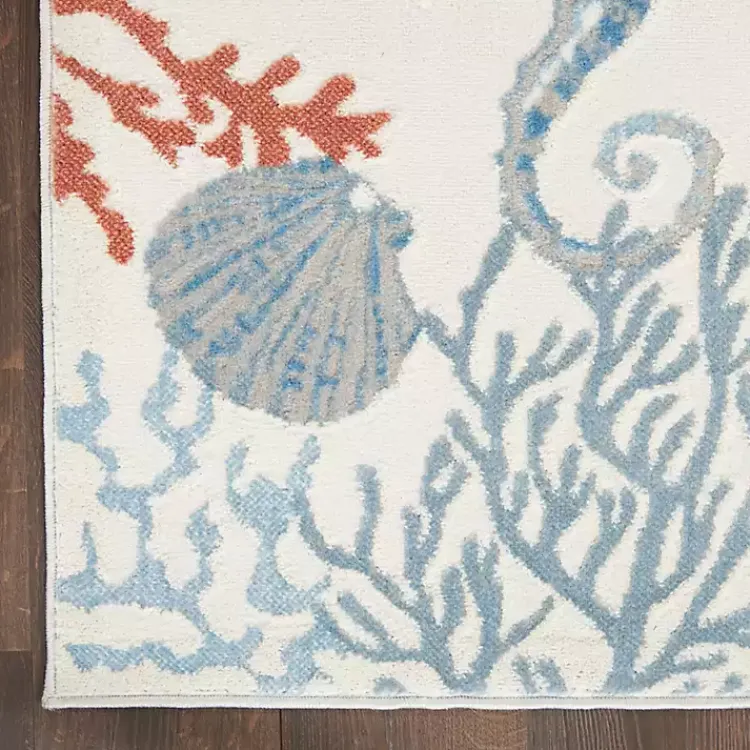 Kirklands Home Ivory Underwater Paradise Area Rug, 7x9 Discount