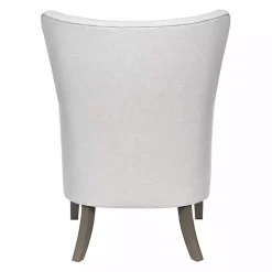 Kirklands Home Upholstered Armchair Ivory Sale