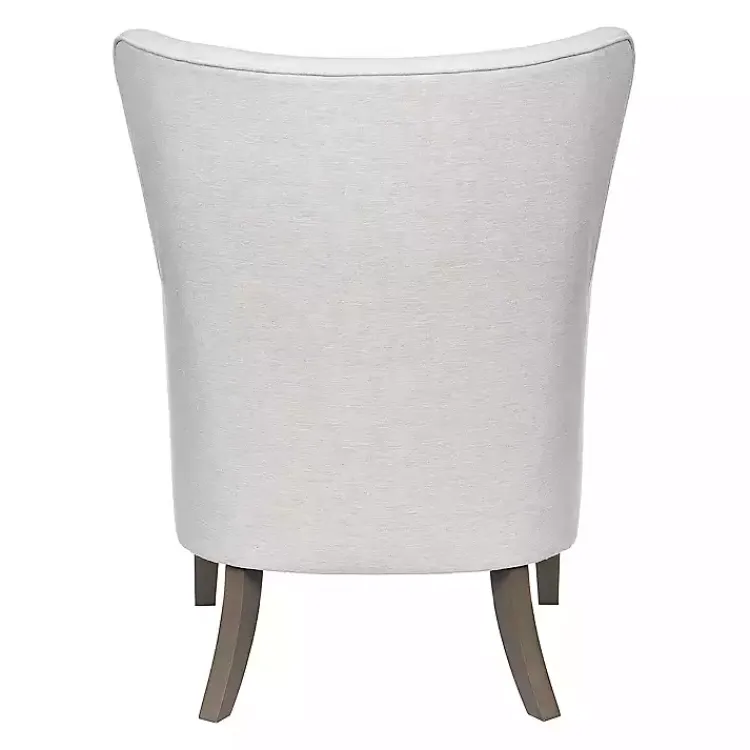 Kirklands Home Upholstered Armchair Ivory Sale