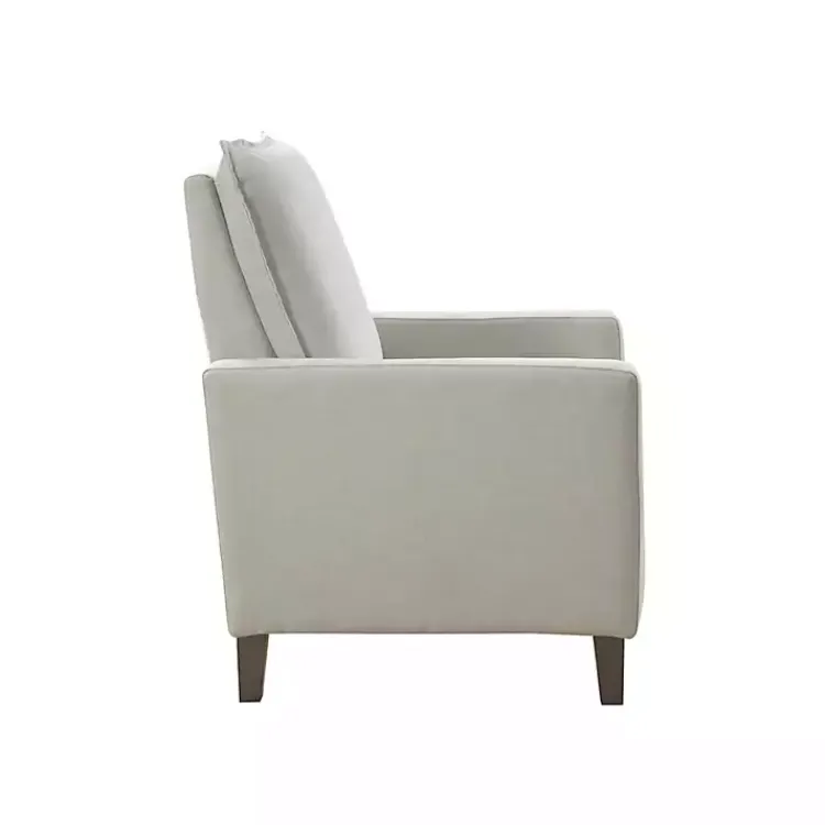 Kirklands Home Upholstered Push-Back Recliner Ivory New