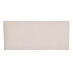 Kirklands Home Upholstered Seashell Wood Bench Ivory New