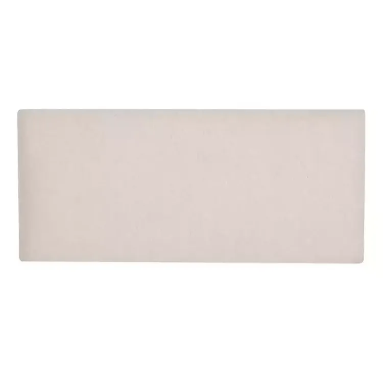 Kirklands Home Upholstered Seashell Wood Bench Ivory New