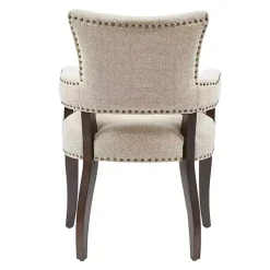 Kirklands Home Upholstered Tufted Dining Chairs, Set of 2 Ivory Outlet