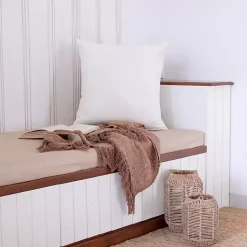Pillows>Kirklands Home Velvet Handmade Throw Pillow Ivory