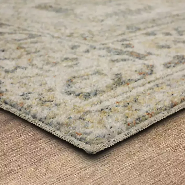 Kirklands Home Wilcox Medallion Area Rug, 6x9 Ivory Clearance