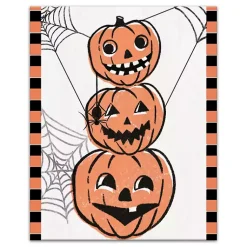 Halloween>Kirklands Home Jack O' Lantern Stack Halloween Canvas Art Print