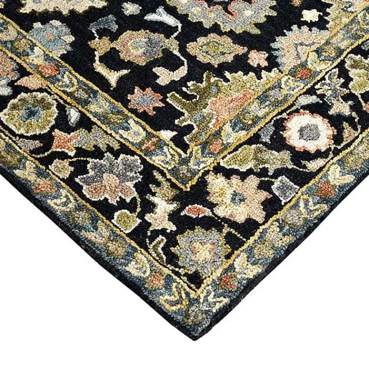 Kirklands Home Jackson Black Hand-Tufted Area Rug, 5x7 Sale