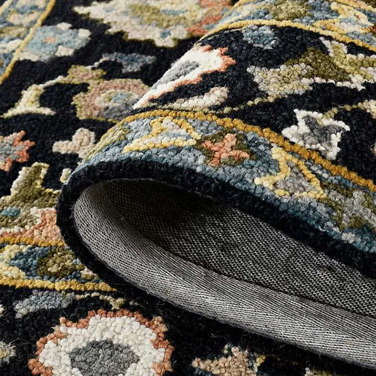 Kirklands Home Jackson Black Hand-Tufted Area Rug, 5x7 Sale