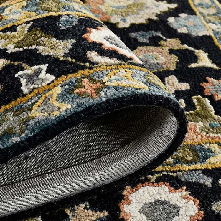 Kirklands Home Jackson Black Hand-Tufted Area Rug, 5x7 Sale