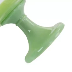 Kirklands Home Jadeite Glass Martha Stewart Scalloped Cake Stand Green Sale