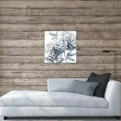 Kirklands Home Japanese Peony Canvas Art Print Blue Outlet