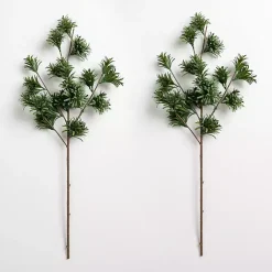Stems & Bouquets>Kirklands Home Japanese Pine Stems, Set of 2 Green