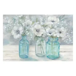 Kirklands Home Jar Bouquet Landscape Giclee Canvas Art Print Multi Outlet